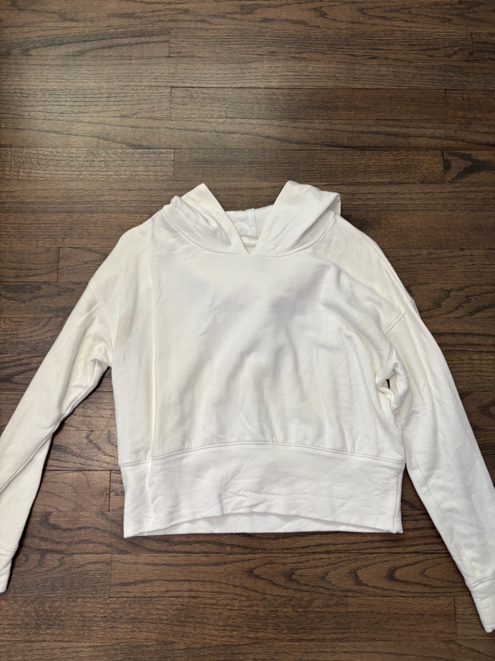 Elegant white Women's Hoodie - Picture 4 of 11